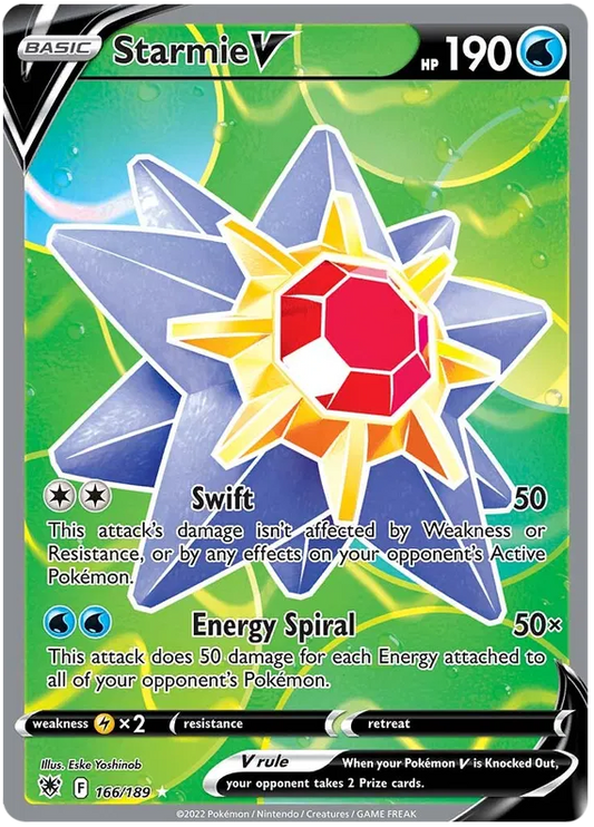 Starmie V Full Art - Astral Radiance