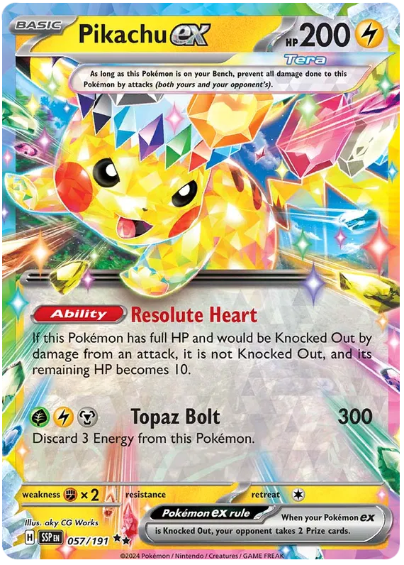 Pikachu EX - Surging Sparks