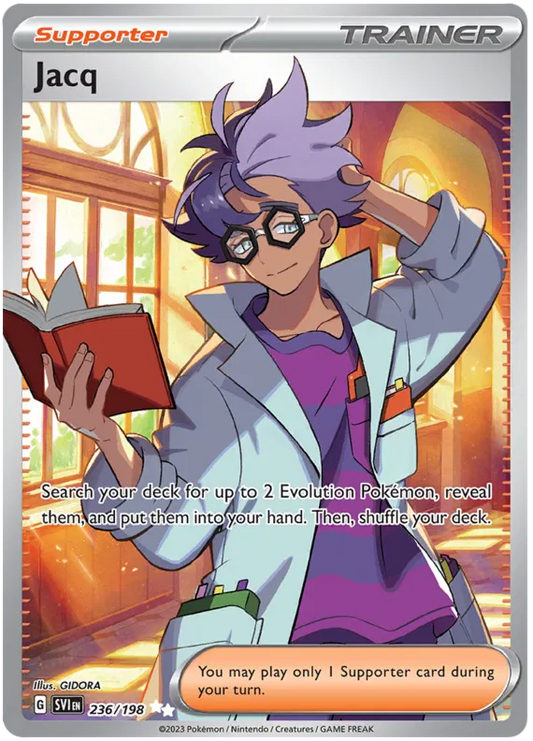 Jacq Full Art - Scarlet & Violet Base Set