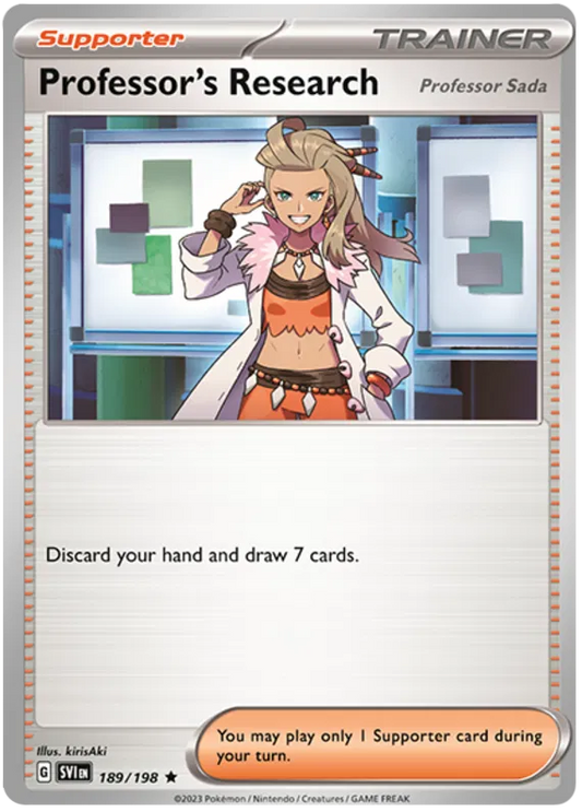 Professor's Research (Sada) Holografico - Scarlet & Violet Base Set