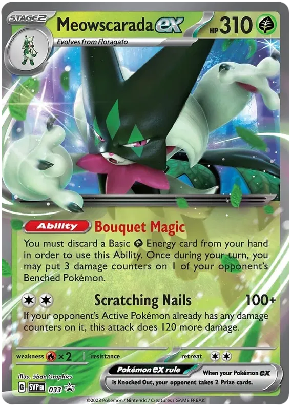 Meowscarada EX Scarlet & Violet Promo