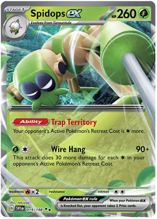 Spidops EX - Scarlet & Violet Base Set