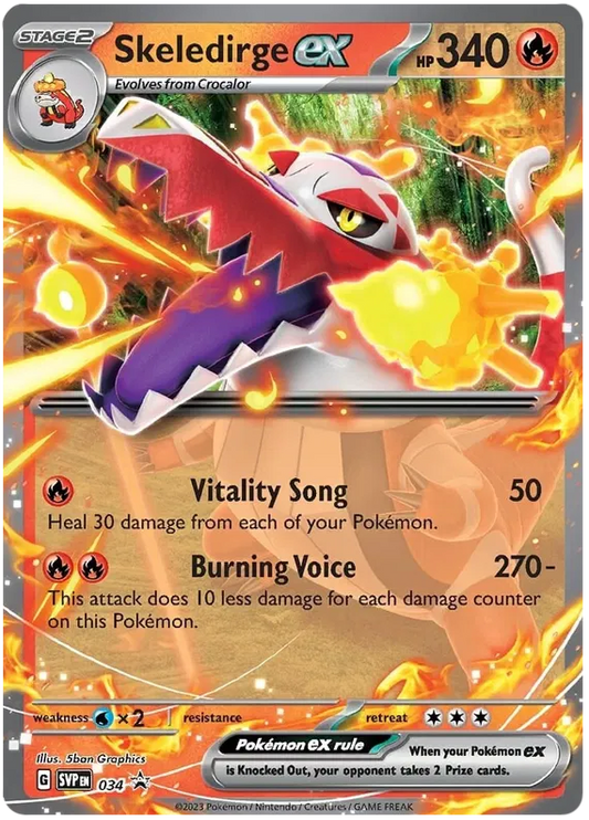 Skeledirge EX - Scarlet & Violet Promo