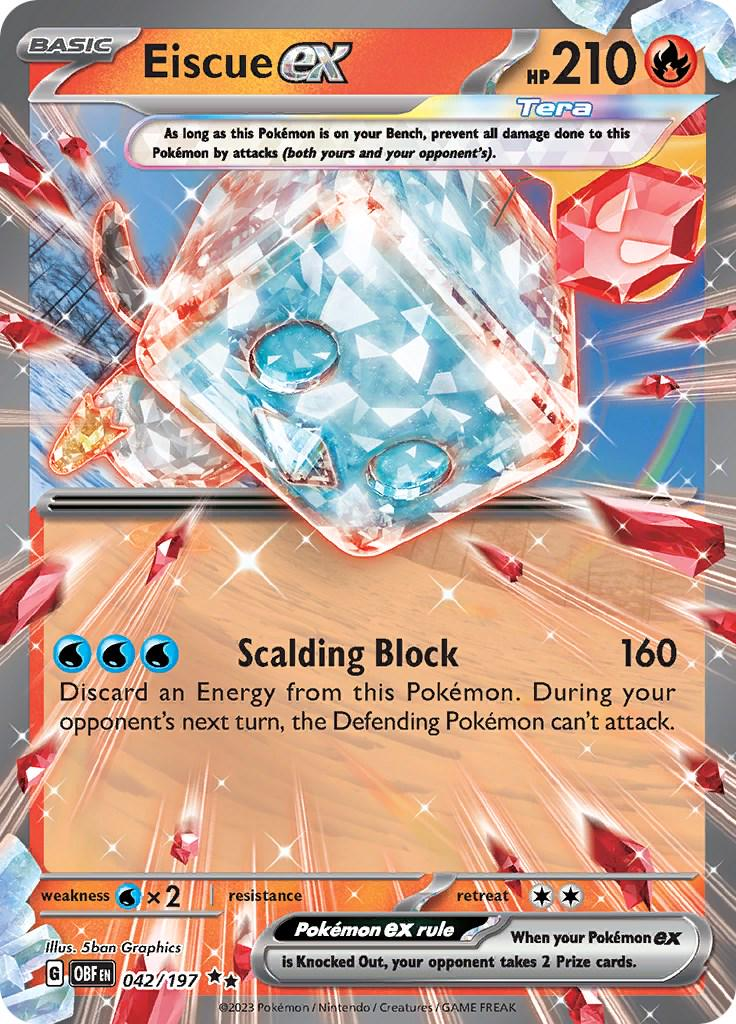 Eiscue EX - Obsidian Flames