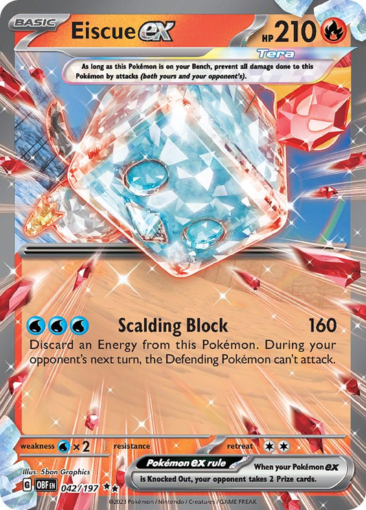 Eiscue EX - Obsidian Flames