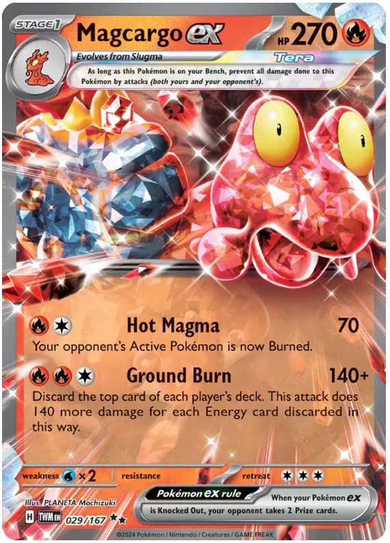 Magcargo EX - Twilight Masquerade