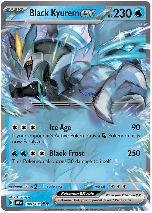 Black Kyurem EX - Surging Sparks