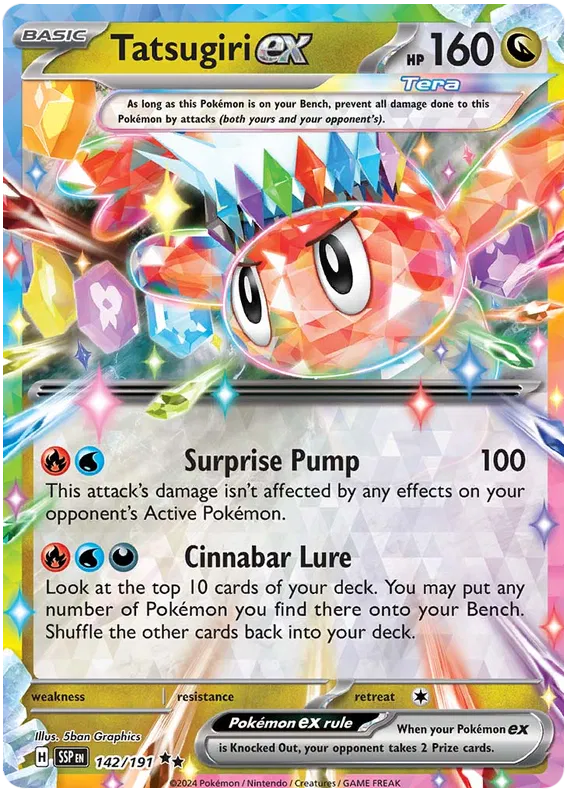 Tatsugiri EX - Surging Sparks