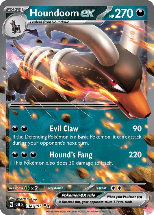 Houndoom EX - Obsidian Flames