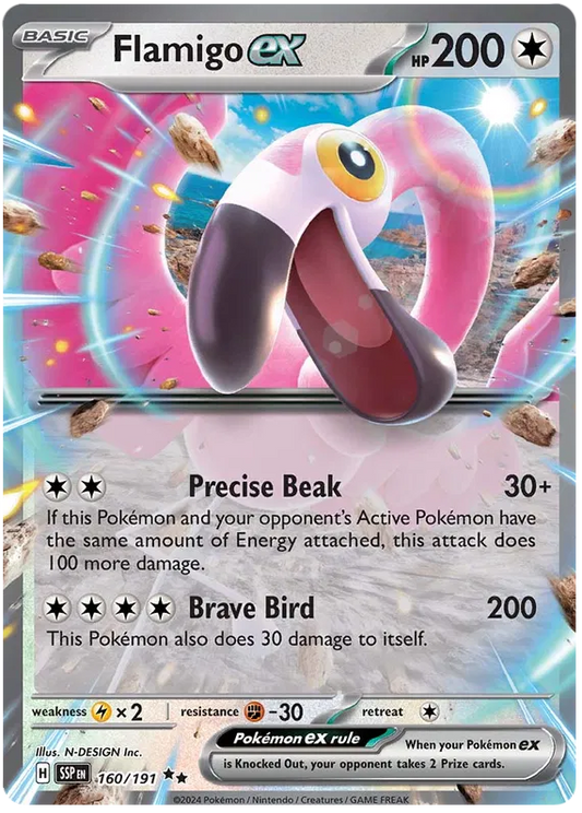 Flamigo EX - Surging Sparks