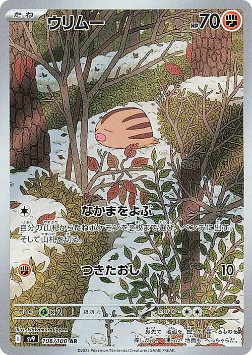 Swinub Art Rare - Battle Partners