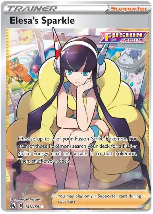 Elesa's Sparkle Full Art - Crown Zenith