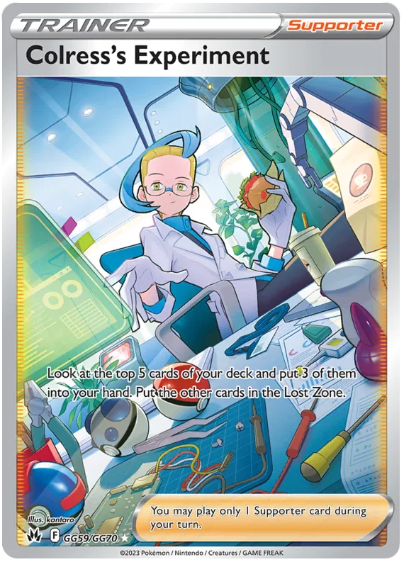 Colress's Experiment Galarian Gallery - Crown Zenith