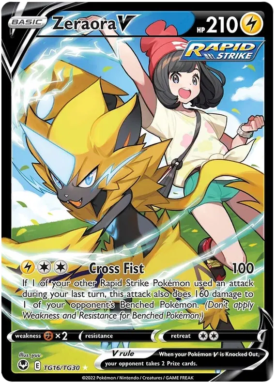 Zeraora Trainer Gallery - Silver Tempest