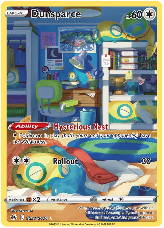 Dunsparce Galarian Gallery - Crown Zenith