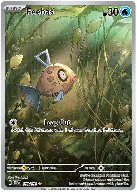 Feebas Illustration - Surging Sparks
