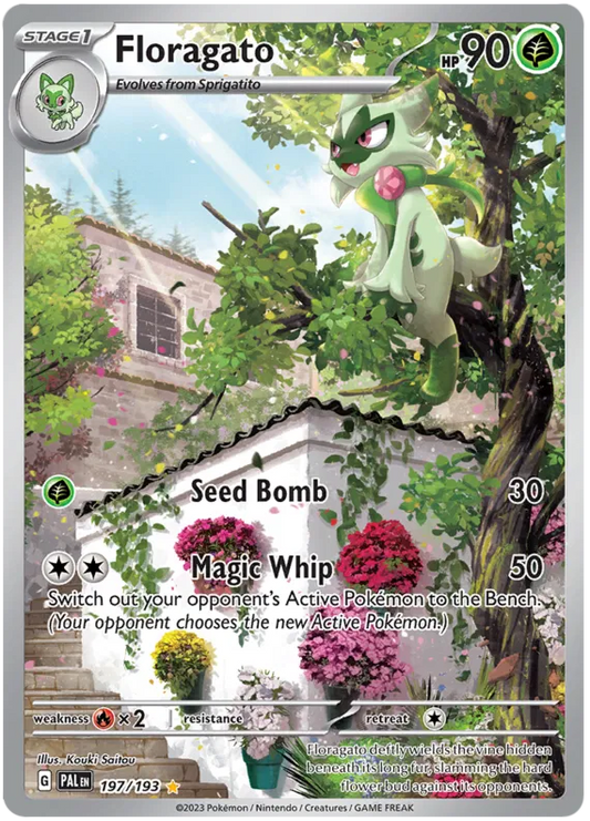 Floragato Illustration - Paldea Evolved
