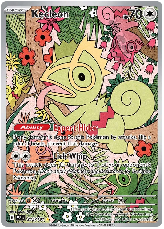 Kecleon Illustration - Surging Sparks