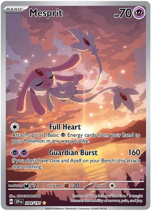 Mesprit Illustration - Surging Sparks