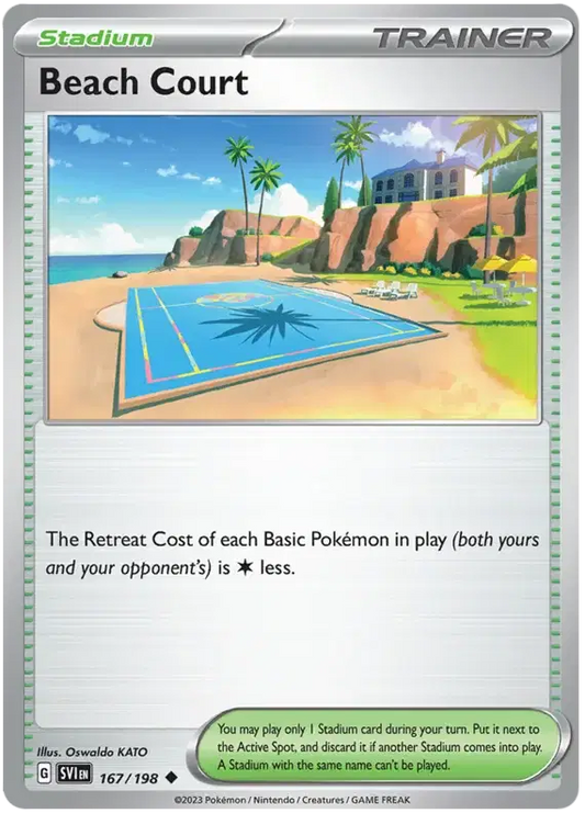 Beach Court - Scarlet & Violet Base Set