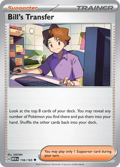 Bill's Transfer - Pokemon 151