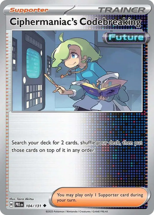 Ciphermaniac's Codebreaking Reverse Holografico - Prismatic Evolutions