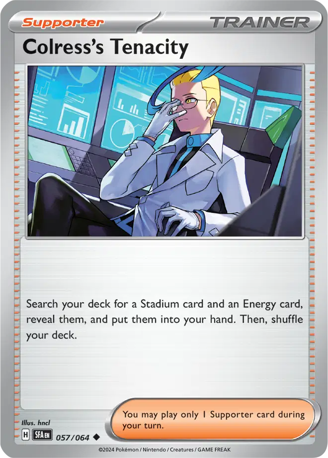 Colress's Tenacity Reverse Holografico - Shrouded Fable