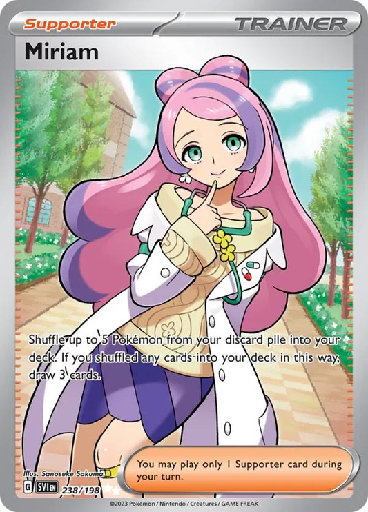 Miriam Full Art - Scarlet & Violet Base Set