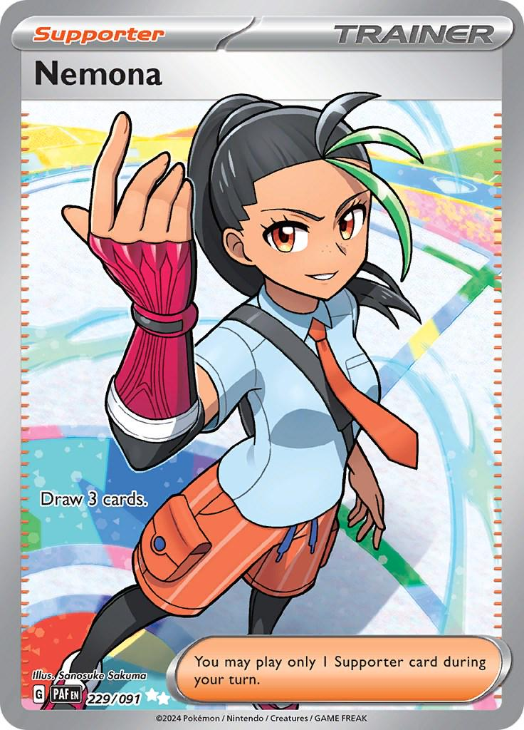 Nemona Full Art - Paldean Fates