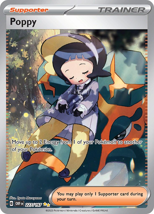Poppy Special Illustration - Obsidian Flames