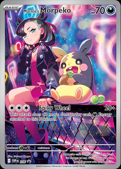 Marnie's Morpeko Illustration - Scarlet & Violet Promo