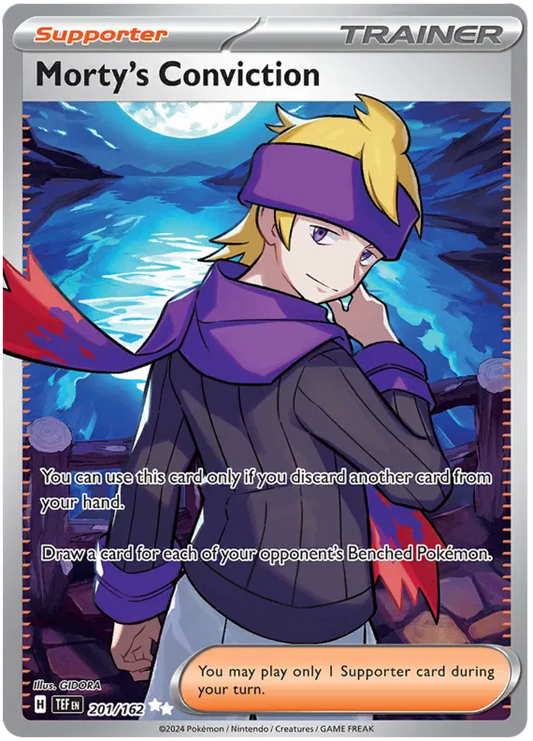 Morty's Conviction Full Art - Temporal Forces