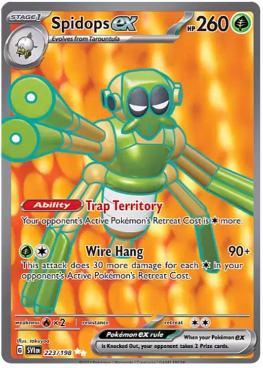 Spidops EX Full Art - Scarlet & Violet Base Set