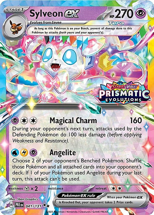 Sylveon EX (Prismatic Evolutions Stamp) - Scarlet & Violet Promo