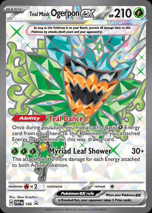 Teal Mask Ogerpon EX Full Art - Scarlet & Violet Promo