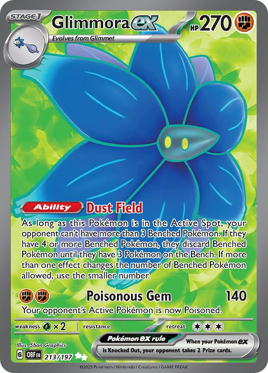 Glimmora EX Full Art - Obsidian Flames
