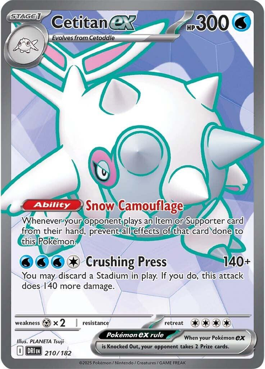 Cetitan EX Full Art - Destined Rivals