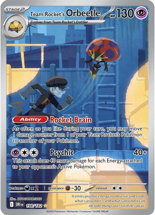 Team Rocket's Orbeetle Illustration - Destined Rivals