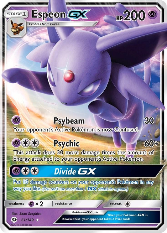 Espeon GX - Sun & Moon Base Set
