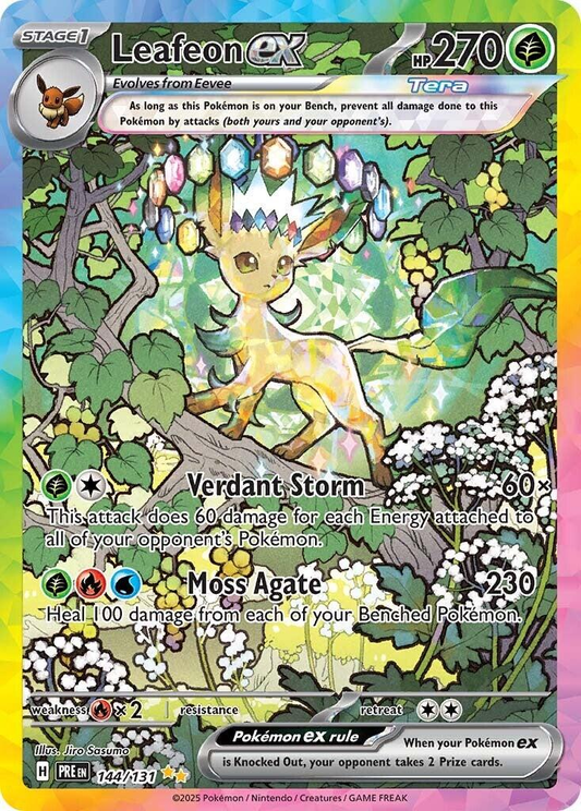 Leafeon EX Special Illustration - Prismatic Evolutions