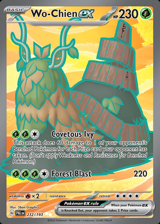 Wo-Chien EX Full Art - Paldea Evolved