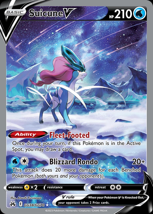 Suicune V Galarian Gallery - Crown Zenith