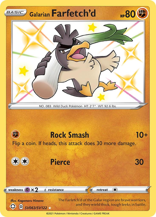 Galarian Farfetch'd - Shining Fates