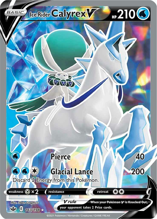 Ice Rider Calyrex V Full Art - Chilling Reign