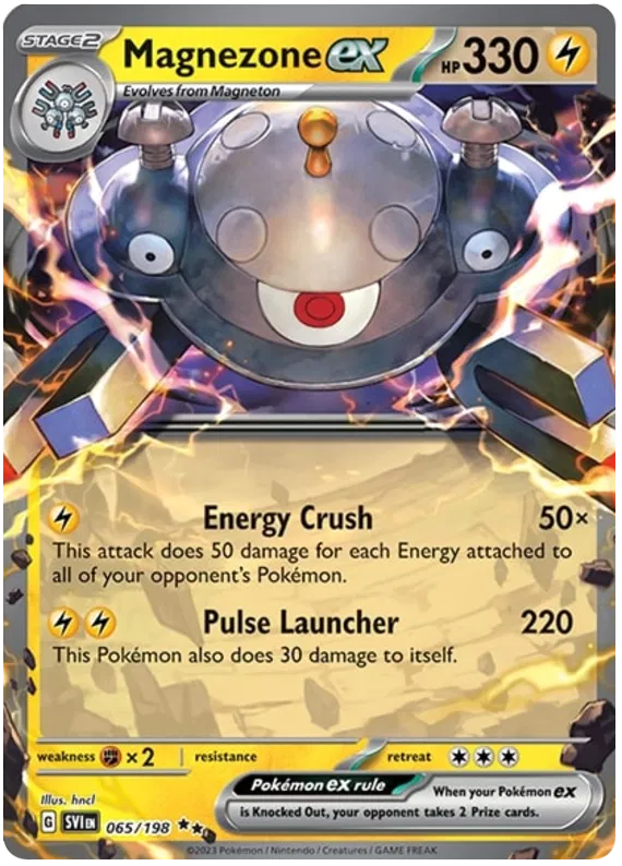Magnezone EX - Scarlet & Violet Base Set