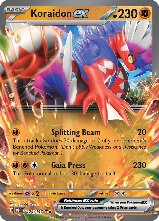 Koraidon EX - Obsidian Flames