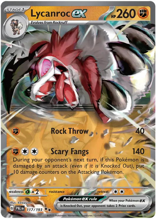 Lycanroc EX - Paldea Evolved