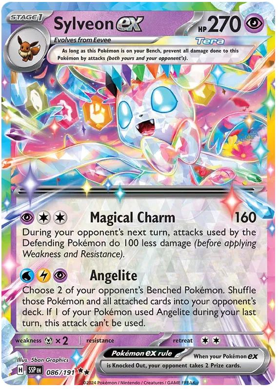 Sylveon EX - Surging Sparks