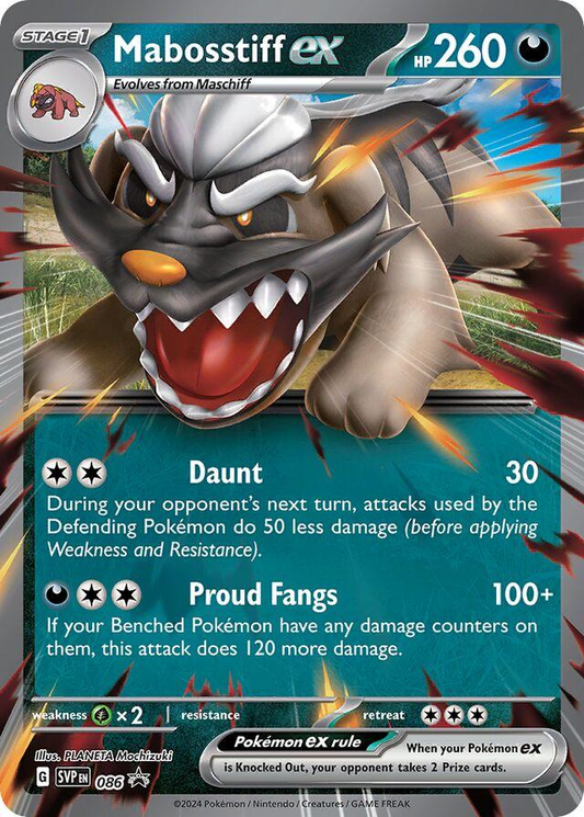 Mabosstiff EX - Scarlet & Violet Promo
