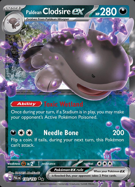 Paldean Clodsire EX - Paldea Evolved